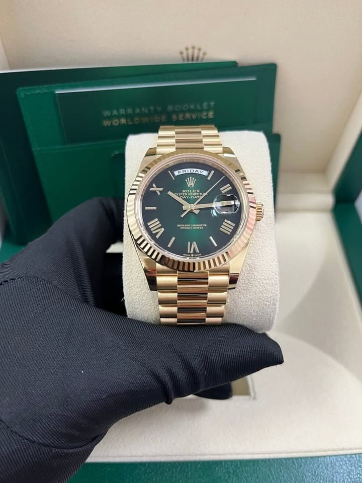 Rolex RLX Day-Date "Green Ombre Dial"