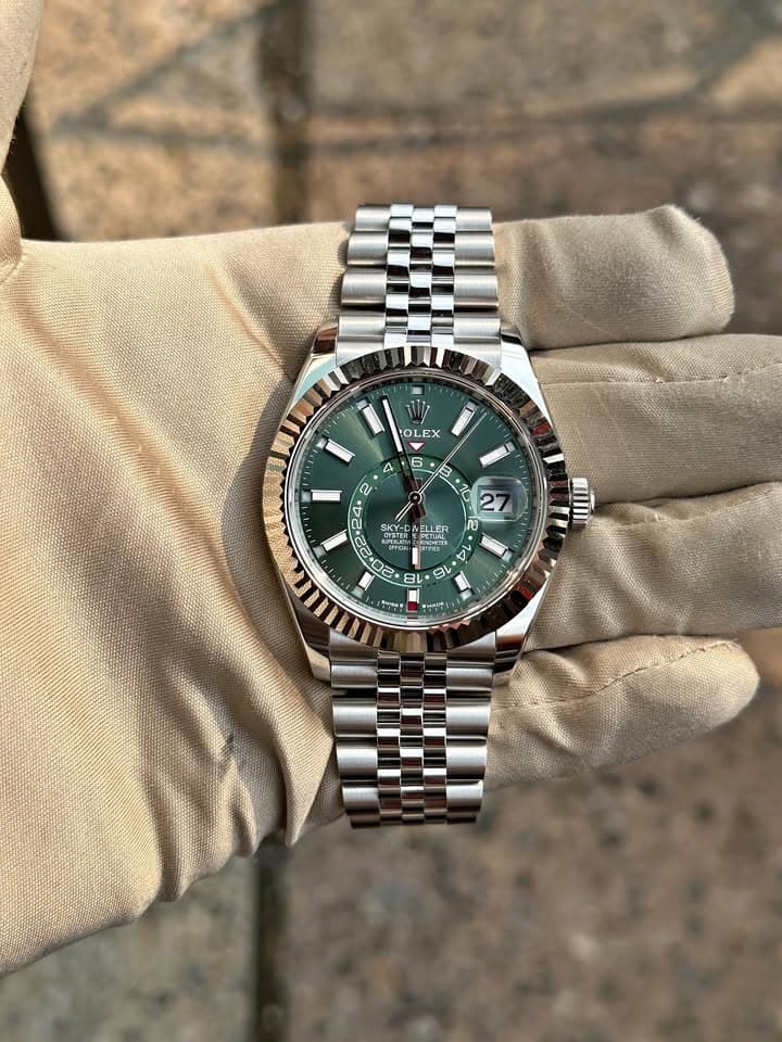 Rolex RLX Sky-Dweller "Green Mint Dial"