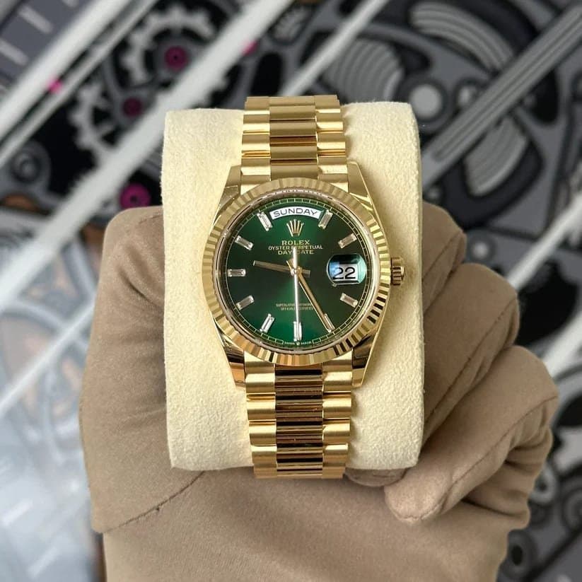 Rolex Day-Date "Green Baguette Dial" - Image 2