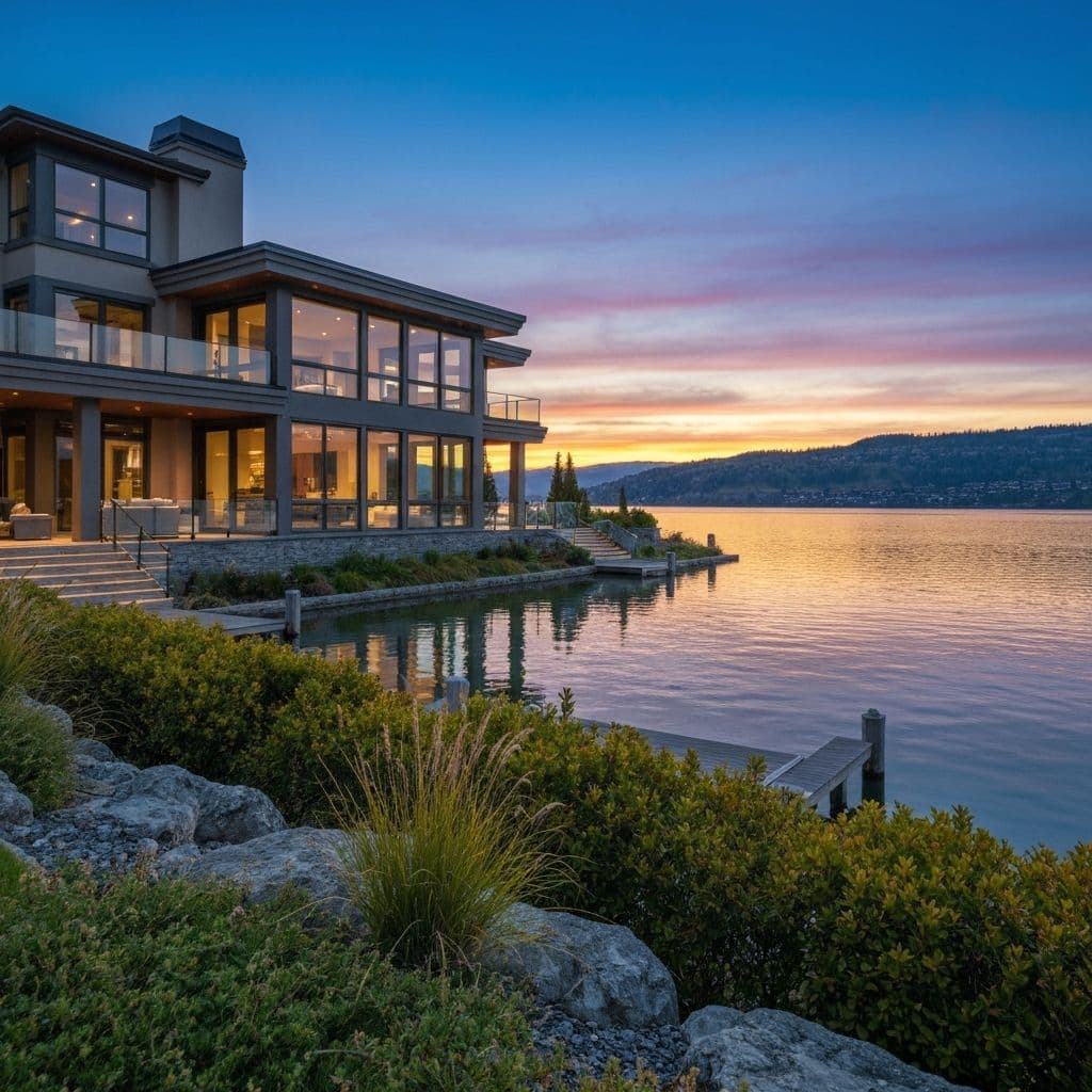 Kelowna and Okanagan Lake